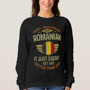 Rumänien-Flagge Stolze Rumänen Männer & Frauen Sweatshirt
