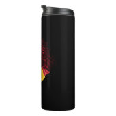 Rumänien-Flagge Thermosbecher (Nach rechts gedreht)