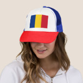 Rumänien-Flagge Truckerkappe (Beispiel)