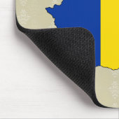 Rumänien-Flaggen-Karte Größengleich Mousepad (Ecke)