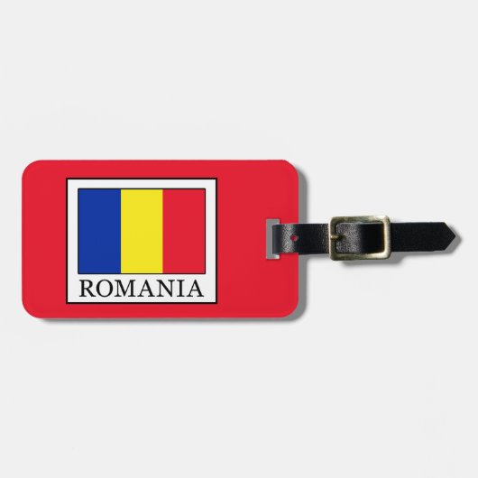 Rumänien Gepäckanhänger (Vorderseite horizontal)