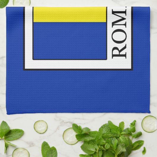 Rumänien Geschirrtuch (Gefaltet)