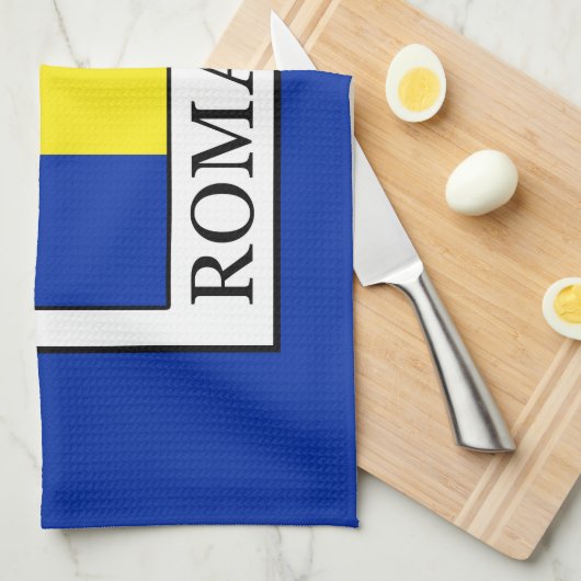 Rumänien Geschirrtuch (Viertel Falte)