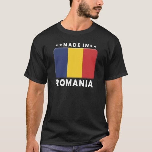Rumänien machte T-Shirt (Vorderseite)