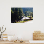 Rumänien, Moldau, Gebirgsbach Poster (Küche)