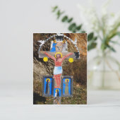 Rumänien, Moldau, Wayside-Kalbweidenschrein Postkarte (Stehend Vorderseite)