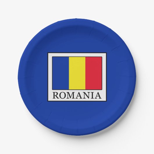 Rumänien Pappteller (Vorderseite)