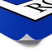 Rumänien Poster (Ecke)