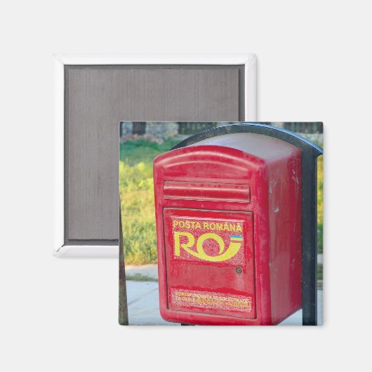 Rumänien, Postfach Magnet (Vorderseite/Rückseite)