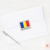 Rumänien Quadratischer Aufkleber (Umschlag)