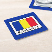 Rumänien Rechteckiger Pappuntersetzer (angewinkelt)