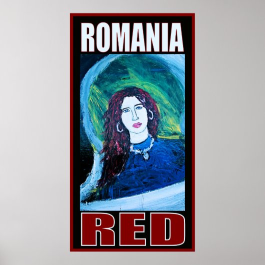 RUMÄNIEN RED POSTER (Vorne)