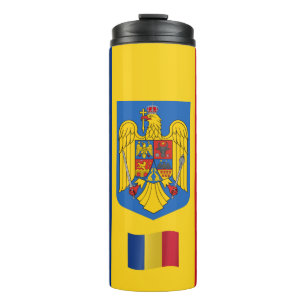 Rumänien Reisen Umarmung, patriotische rumänische Thermosbecher