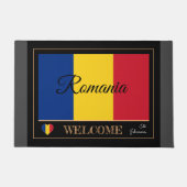 Rumänien & Rumänien Flag House matts/sports Willko Fußmatte (Vorderseite)