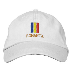 Rumänien & Rumänische Flaggenmode / Patrioten Bestickte Baseballkappe