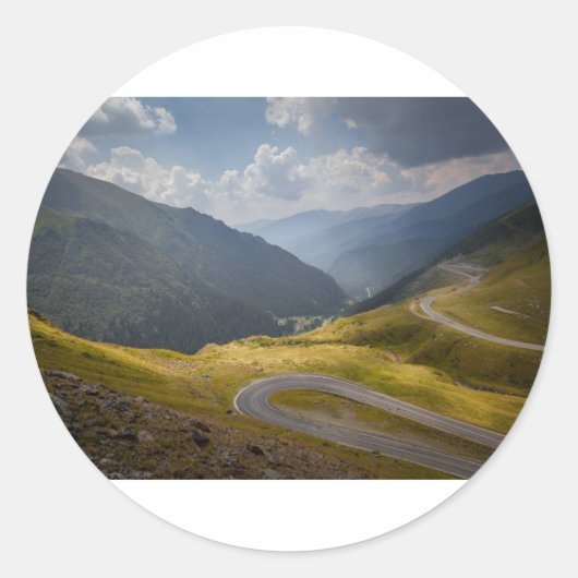 Rumänien Runder Aufkleber (Vorderseite)