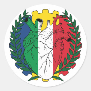 Rumänien Saint Josephs Day Italia Runder Aufkleber