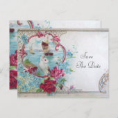 RUMÄNIEN SAVE THE DATE ANKÜNDIGUNGSPOSTKARTE (Vorne/Hinten)