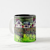 Rumänien, Siebenbürgen Zweifarbige Tasse (Vorderseite Links)