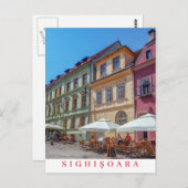Rumänien Sighisoara Gebäude sehen Postkarte (Vorne/Hinten)