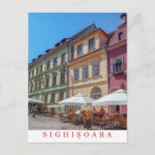 Rumänien Sighisoara Gebäude sehen Postkarte (Vorderseite)