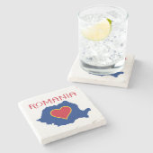 Rumänien Steinuntersetzer (Seitenansicht)