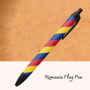 Rumänien Stift, Rumänische Flagge Schule / Büro Kugelschreiber