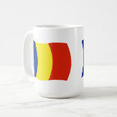 Rumänien Tasse der Flaggen (Vorderseite Links)
