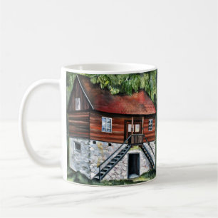 Rumänien - Traditionelles transsilvanisches Haus Kaffeetasse