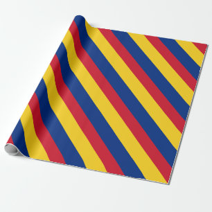 Rumänienflagge Geschenkpapier
