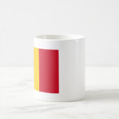 Rumänienflagge Kaffeetasse (Mittel)