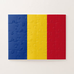 Rumänienflagge Puzzle