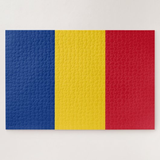 Rumänienflagge Puzzle (Horizontal)