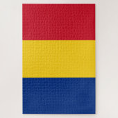Rumänienflagge Puzzle (Vertikal)