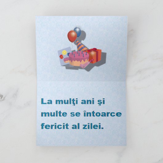 Rumänin Karte (Innenseite)