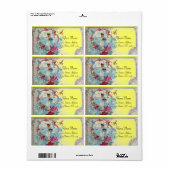 RUMÄNISCH, BLUMENSTRANDWÄSCHE MONOGRAMM, Gelb (Vorne)