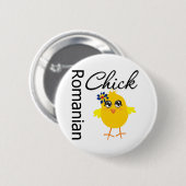 Rumänisch Chick Button (Vorne & Hinten)