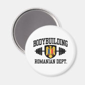Rumänische Bodybuilding Magnet (Vorderseite/Rückseite)