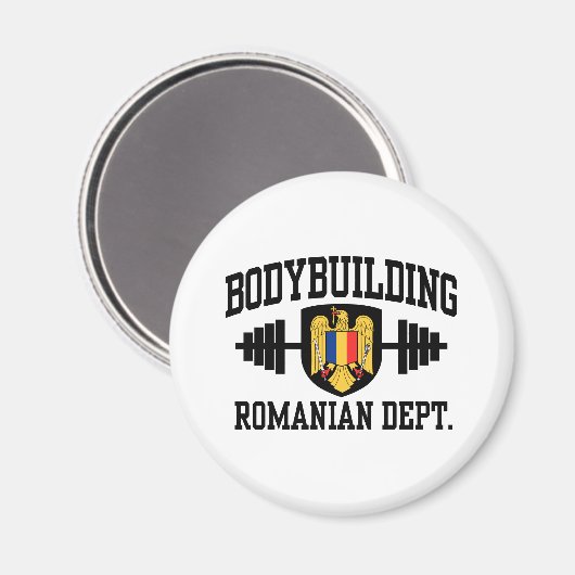 Rumänische Bodybuilding Magnet (Vorderseite/Rückseite)