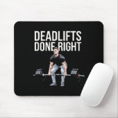 Rumänische Deadlift-Bodybuilding Fitness Workout G Mousepad (Mit Mouse)