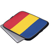 Rumänische Fahne Laptop Sleeve (Vorne Knopf)