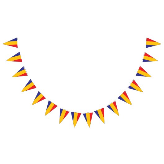 Rumänische Feiertagsfahne Party Wimpelkette (Alle)