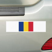 Rumänische Flagge Autoaufkleber (Auf Auto)