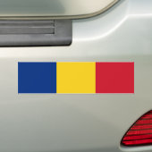 Rumänische Flagge Autoaufkleber (Auf Auto)