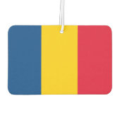 Rumänische Flagge Autolufterfrischer (Rückseite)