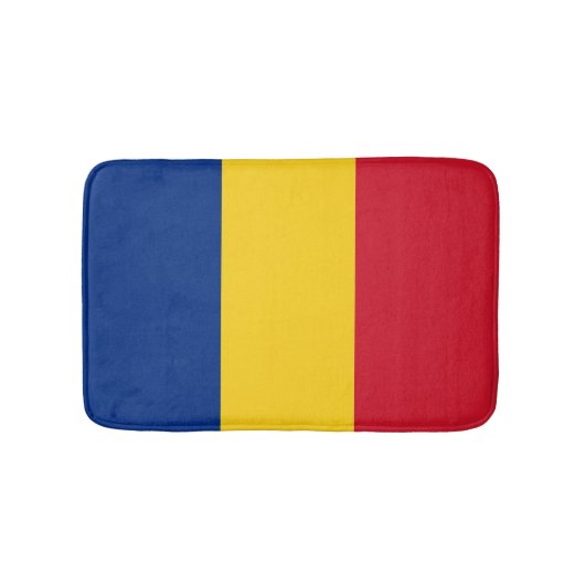 Rumänische Flagge Badematte (Vorderseite)