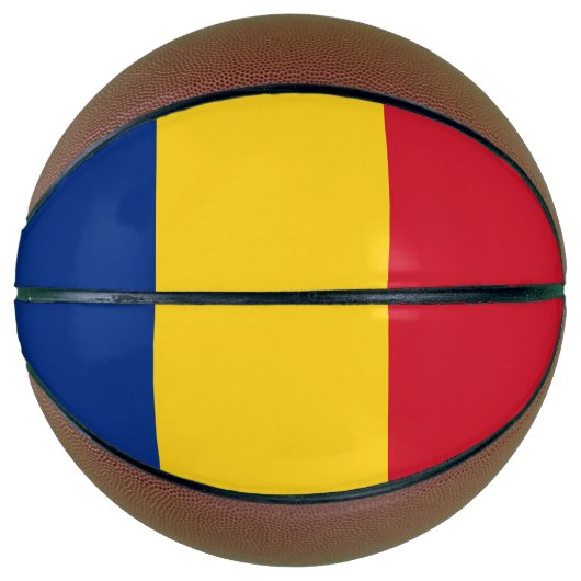 Rumänische Flagge Basketball (Vorderseite)