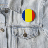 Rumänische Flagge Button (Beispiel)