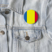Rumänische Flagge Button (Beispiel)