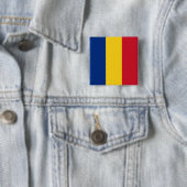 Rumänische Flagge Button (Beispiel)